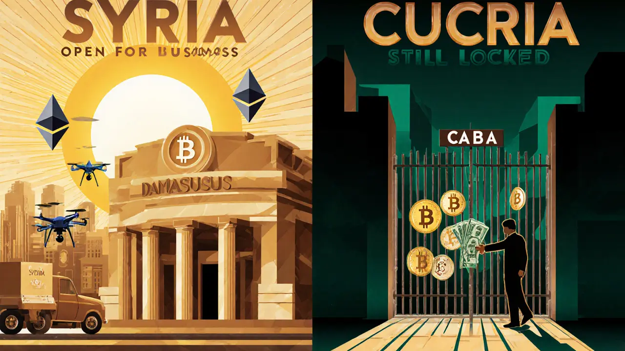 International Sanctions and Crypto Restrictions in Syria and Cuba in 2025