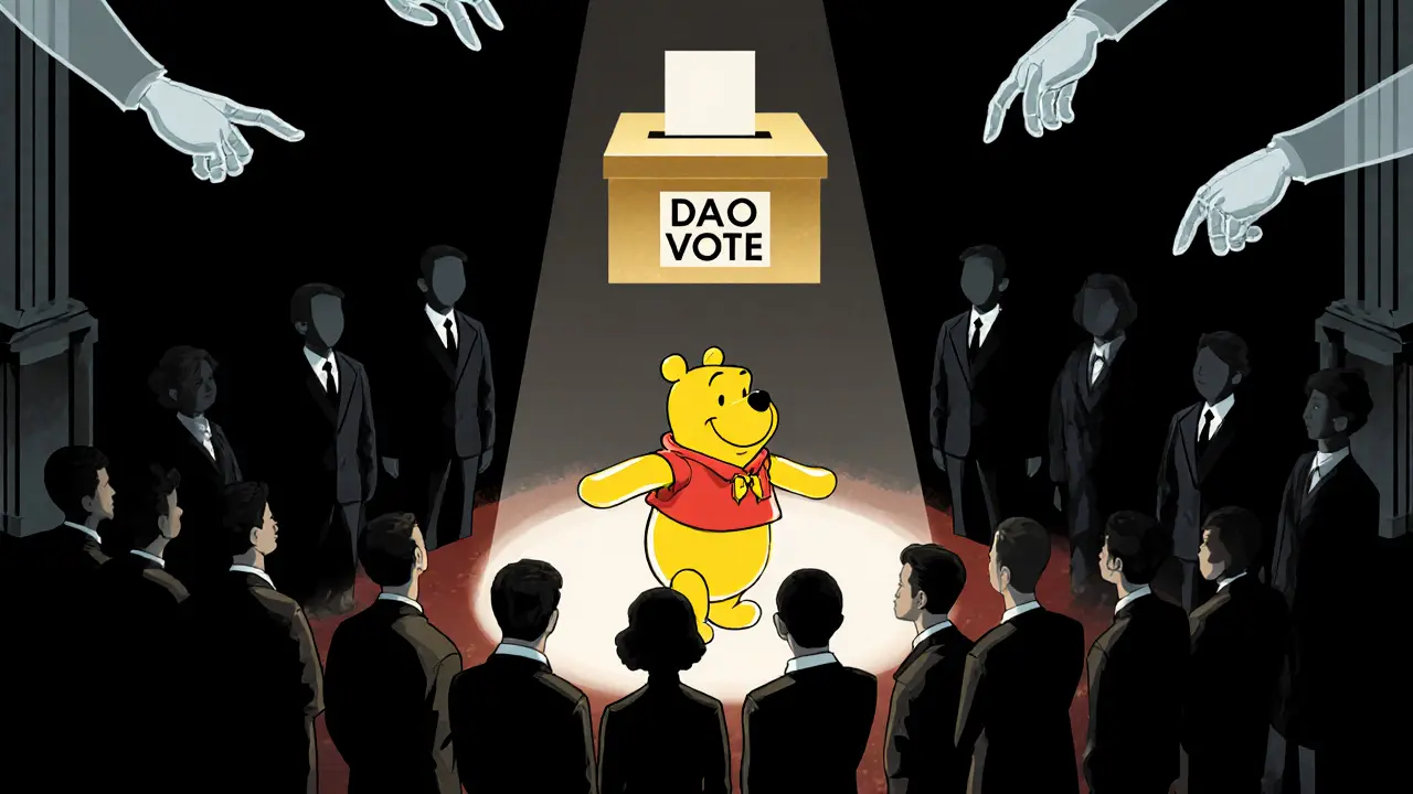 A single NFT auctioned under a spotlight with 4,999 shadowy figures waiting in silence.