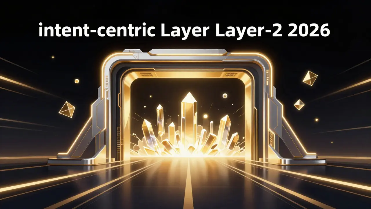 Futuristic streamlined portal leading to a digital city in a gold and silver Art Deco style