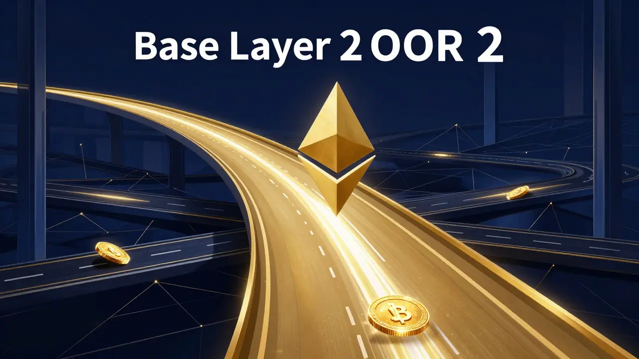 Abstract Art Deco illustration of fast blockchain transaction lanes